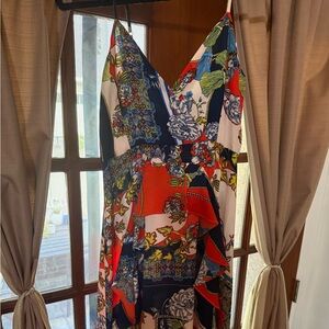 Floral Patchwork Maxi Dress